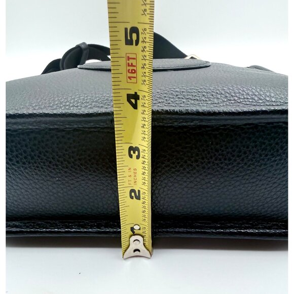 Coach Dempsey File Bag Black Pebble Leather Crossbody NWOT C2232 - Picture 14 of 16